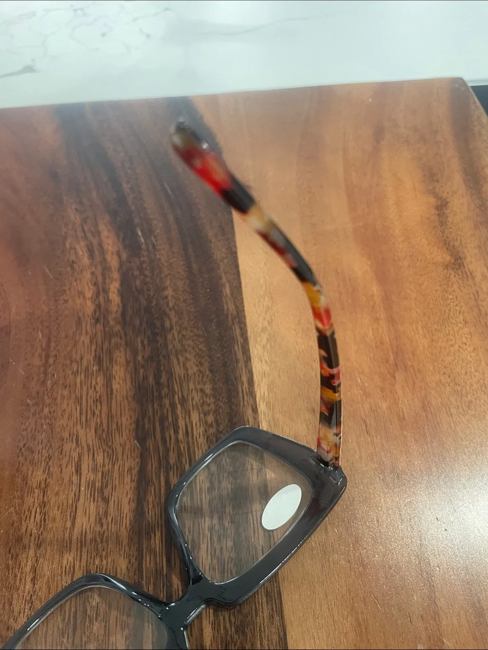 Bold Oversized Square Reading Glasses in Gray
